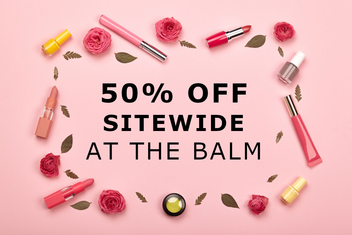 50% Off Beauty at The Balm
