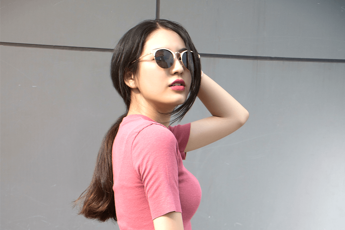 Girl in sunglasses