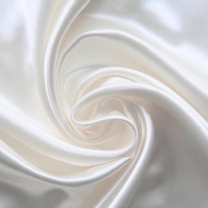 silk white pillow fabric